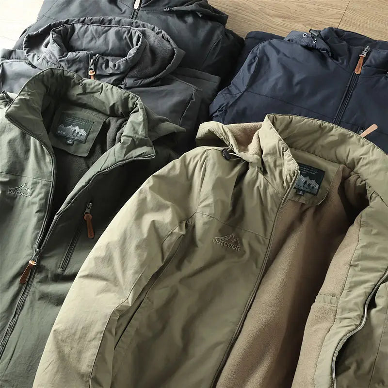 Darevo | Hooded Jacket with Zip Chest Pocket