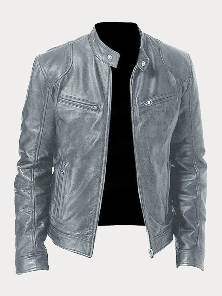 Damien | Classic Leather Jacket
