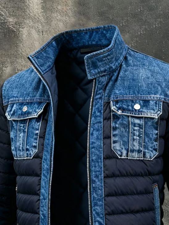 Andre | HYBRID QUILTED DENIM JACKET