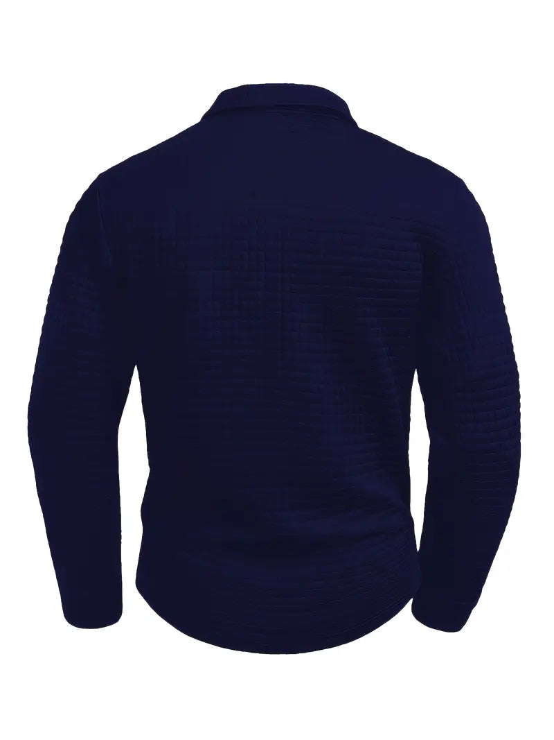 Bruce | Textured Polo with Pocket on the Sleeve