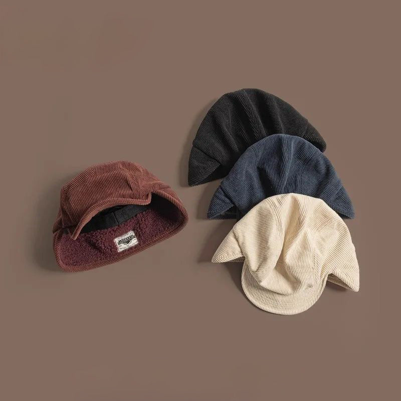 Bowen | Ribbed Cap with Ear Flaps