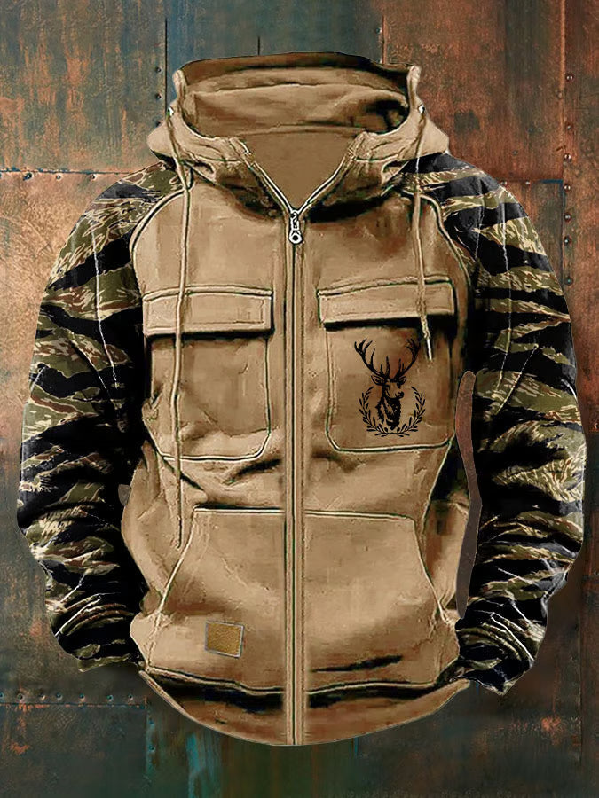 Grayson | Multi-Pocket Zippered Hoodie