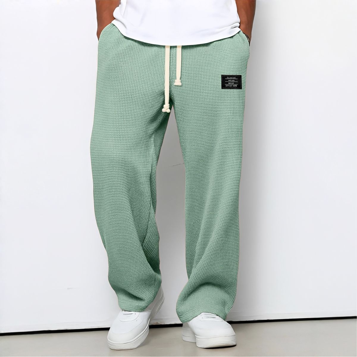 Darevo | Comfortable men's pants with a loose fit and adjustable waist