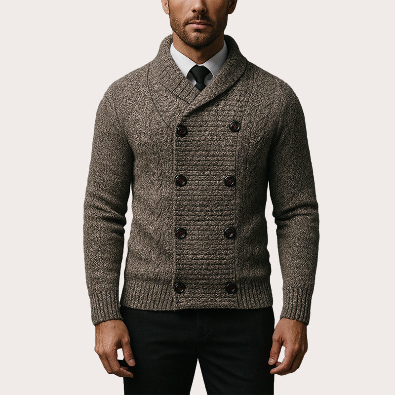 Darevo | Knitted Cardigan with Double Button Closure