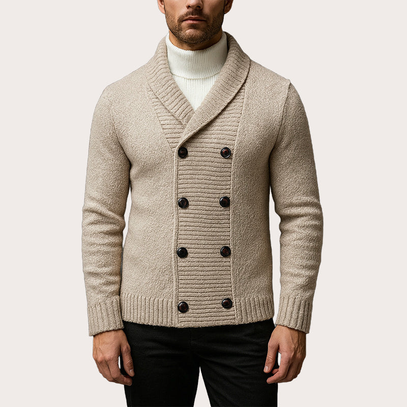Darevo | Knitted Cardigan with Double Button Closure